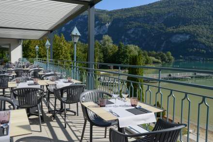 Restaurant on Lake Aiguebelette Restaurant Novalaise Plage