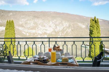 Petit Déjeuner Chambre Hôtel Novalaise Plage Hôtel à Novalaise (73) Savoie