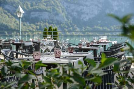 Restaurant sur le Lac d’Aiguebelette Restaurant Novalaise Plage